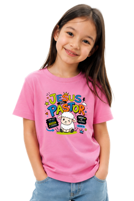 Camiseta Infantil Jesus Meu Pastor
