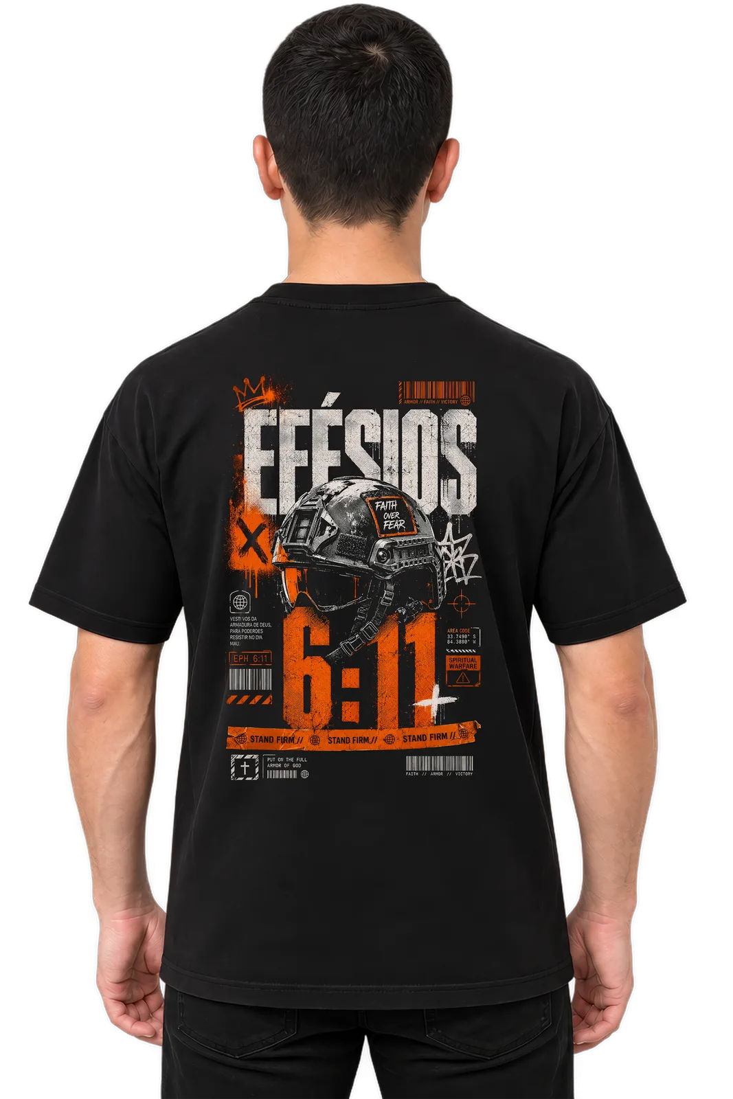 Camiseta Oversized Efésios 6