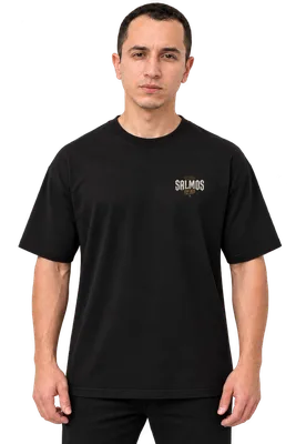 Camiseta Oversized Salmos 119 — Preta — miniatura 3